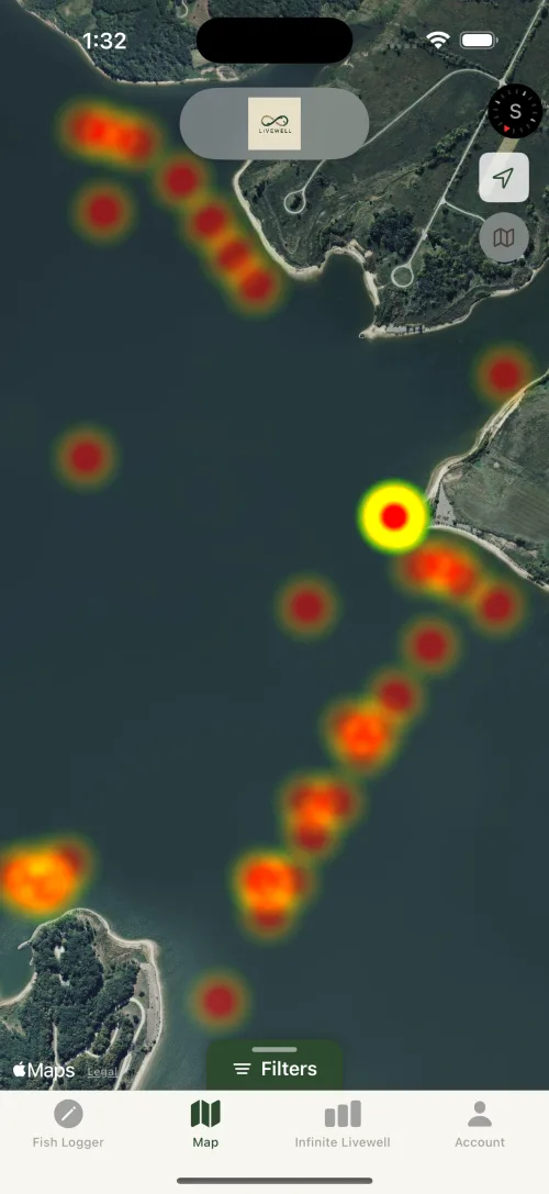 Catch map view
